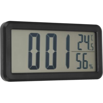 HEAT Digitaler Wecker, Tragbar, Schwarz, Mit Temperatur- Und Luftfeuchtigkeitsanzeige, Wandmontage, Lcd-digitaluhr, Elektronische Uhr Für Studentenwohnheim/schreibtisch HEAT Digitaler Wecker, Tragbar, Schwarz, Mit Temperatur- Und Luftfeuchtigkeitsanzeige, Wandmontage, Lcd-digitaluhr, Elektronische Uhr Für Studentenwohnheim/schreibtisch
