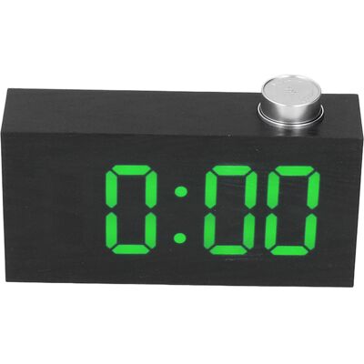 HEAT Digitaler Wecker Mit Led-beleuchtung, Usb-anschluss, Elektronischem Thermometer Und Holzoptik (grün) HEAT Digitaler Wecker Mit Led-beleuchtung, Usb-anschluss, Elektronischem Thermometer Und Holzoptik (grün)