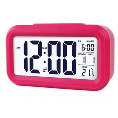 OEM Digitaler Lcd-wecker Mit Kalender Und Thermometer, Weckfunktion Mit Timer Und Warnung Bei Niedrigem Batteriestand OEM Digitaler Lcd-wecker Mit Kalender Und Thermometer, Weckfunktion Mit Timer Und Warnung Bei Niedrigem Batteriestand