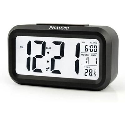 OEM Digitaler Wecker – Phaudic – Digitaluhr – Schlummerfunktion – Hintergrundbeleuchtung – Temperaturanzeige OEM Digitaler Wecker – Phaudic – Digitaluhr – Schlummerfunktion – Hintergrundbeleuchtung – Temperaturanzeige