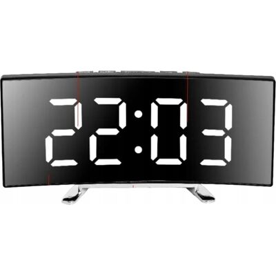 OEM Digitaluhr, Wecker, Großes Gebogenes Led-display, Datumsanzeige, Temperatursensor OEM Digitaluhr, Wecker, Großes Gebogenes Led-display, Datumsanzeige, Temperatursensor