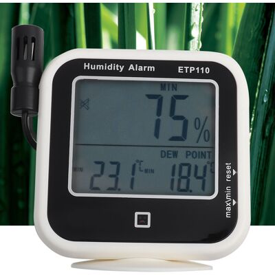 JUTE Etp110 Thermometer, Hygrometer Und Taupunktmesser Für Den Heim- Und Laborgebrauch. Batterie Für Den Versand Entfernt. JUTE Etp110 Thermometer, Hygrometer Und Taupunktmesser Für Den Heim- Und Laborgebrauch. Batterie Für Den Versand Entfernt.