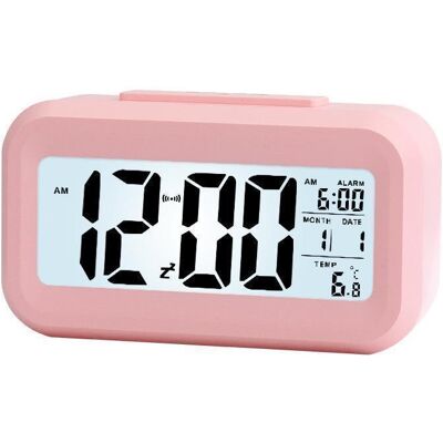 OEM Digitaler Lcd-wecker Mit Kalender Und Thermometer, Weckfunktion Mit Timer Und Warnung Bei Niedrigem Batteriestand OEM Digitaler Lcd-wecker Mit Kalender Und Thermometer, Weckfunktion Mit Timer Und Warnung Bei Niedrigem Batteriestand