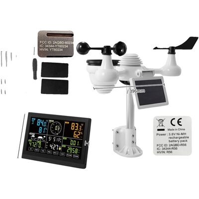 OEM Wetterstation, Wlan-anschluss, Umfassende Wetterüberwachung, Yt60234 OEM Wetterstation, Wlan-anschluss, Umfassende Wetterüberwachung, Yt60234