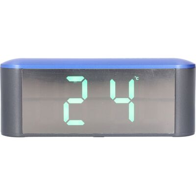 HEAT Digitaler Wecker, Stilvoll, Mit Großem Led-display, Elektronischer Tischwecker Für Den Haushalt, Grün HEAT Digitaler Wecker, Stilvoll, Mit Großem Led-display, Elektronischer Tischwecker Für Den Haushalt, Grün