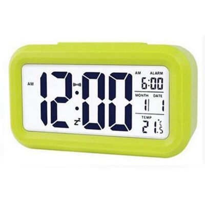 OEM Digitaler Lcd-wecker Mit Kalender Und Thermometer, Weckfunktion Mit Timer Und Warnung Bei Niedrigem Batteriestand OEM Digitaler Lcd-wecker Mit Kalender Und Thermometer, Weckfunktion Mit Timer Und Warnung Bei Niedrigem Batteriestand