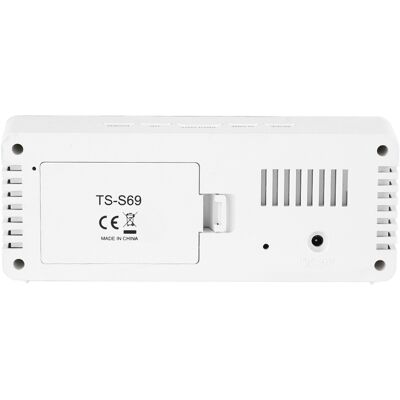 HEAT Multifunktionaler Digitaler Led-kosmetikspiegel Mit Wecker, Rechteckige Form, Praktisches Geschenk HEAT Multifunktionaler Digitaler Led-kosmetikspiegel Mit Wecker, Rechteckige Form, Praktisches Geschenk