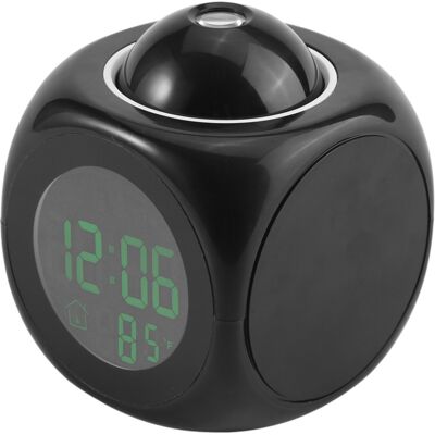 HEAT Led-digitalwecker Mit Wandprojektion, Lcd-temperaturanzeige, Sprachfunktion, Multifunktionaler Sprechender Wecker HEAT Led-digitalwecker Mit Wandprojektion, Lcd-temperaturanzeige, Sprachfunktion, Multifunktionaler Sprechender Wecker