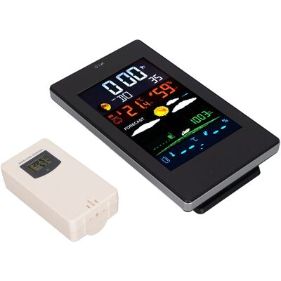 HEAT Wetterstation Mit Luftfeuchtigkeits- Und Temperaturüberwachung, Usb-betrieben, Wettervorhersage Und Uhrfunktion – Heimwetterstation HEAT Wetterstation Mit Luftfeuchtigkeits- Und Temperaturüberwachung, Usb-betrieben, Wettervorhersage Und Uhrfunktion – Heimwetterstation