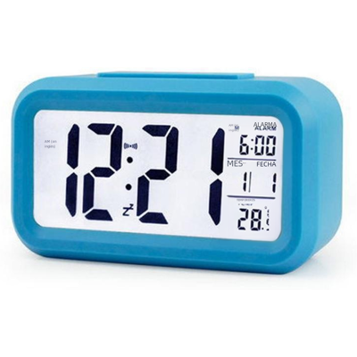 OEM Digitaler Lcd-wecker Mit Kalender Und Thermometer, Weckfunktion Mit Timer Und Warnung Bei Niedrigem Batteriestand OEM Digitaler Lcd-wecker Mit Kalender Und Thermometer, Weckfunktion Mit Timer Und Warnung Bei Niedrigem Batteriestand
