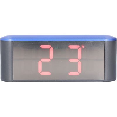 HEAT Digitaler Wecker, Stilvolles Und Elegantes Led-großdisplay, Elektronischer Tischwecker, Rot HEAT Digitaler Wecker, Stilvolles Und Elegantes Led-großdisplay, Elektronischer Tischwecker, Rot
