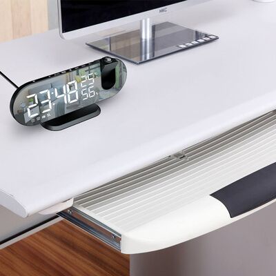 JUTE 5v Usb Led-projektorwecker, Digitaler Nachttischwecker Mit Temperatur- Und Feuchtigkeitsanzeige, Heller Und Leiser Elektronischer Wecker JUTE 5v Usb Led-projektorwecker, Digitaler Nachttischwecker Mit Temperatur- Und Feuchtigkeitsanzeige, Heller Und Leiser Elektronischer Wecker