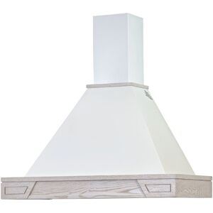 WEBMARKETPOINT Ginevra weiße rustikale Dunstabzugshaube mit aschefarbenem eingelegtem Holzrahmen 120 cm WEBMARKETPOINT Ginevra weiße rustikale Dunstabzugshaube mit aschefarbenem eingelegtem Holzrahmen 120 cm