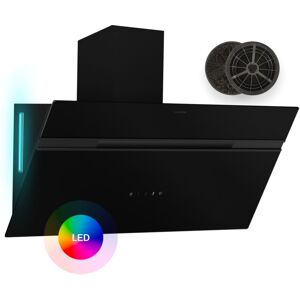 Klarstein - Dunstabzugshaube Alina - 90-cm-Wandhaube, 615 m³/h Luftstrom, Energieeffizienzklasse a, LED-Beleuchtung in 9 Farben, Touch-Bedienfeld, Klarstein - Dunstabzugshaube Alina - 90-cm-Wandhaube, 615 m³/h Luftstrom, Energieeffizienzklasse a, LED-Beleuchtung in 9 Farben, Touch-Bedienfeld,