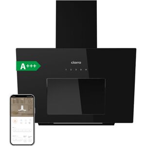 Ciarra - CD6736MB a+++ Dunstabzugshaube 60cm Kopffreihaube WiFi App Touch-Steuerung Booster 650 m3/h 4 Stufen Schwarz