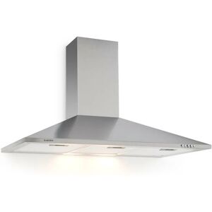 TR90WS Dunstabzugshaube Ablufthaube 3x Fettfilter LED-Kochflächenbeleuchtung Edelstahl 90 cm 340 m³/h - Silber - Klarstein