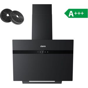 Ciarra - CD6736HG a+++ Dunstabzugshaube 60cm Kopffreihaube WiFi App Touch-Steuerung Booster 650 m3/h 4 Stufen Schwarz