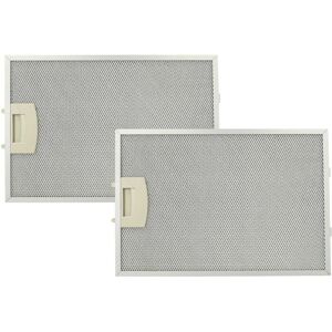 2x Filter Metallfettfilter Dauerfilter kompatibel mit Bosch DKE765A/02, DKE785C/01, DKE785C/02, DKE965A/01, DKE965A/03 Dunstabzugshaube, Metall - Vhbw