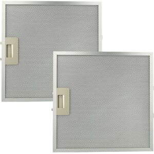 2x Filter Metallfettfilter kompatibel mit Ikea 100 488 60 857941816001 Dunstabzugshaube - 32 x 32 x 0,85 cm, Metall - Vhbw