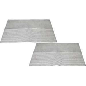 2x Filter Vliesfilter kompatibel mit Bosch 60 cm Dunstabzugshaube - 57 x 47 x 0,3 cm, Mikrovlies - Vhbw