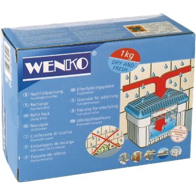 Feuchtigkeitskiller Nachfüllpack 1 Kg Granulat - Wenko Feuchtigkeitskiller Nachfüllpack 1 Kg Granulat - Wenko