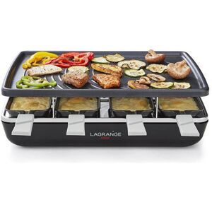 Raclette 8p Grill Crepe 1200w Noir - Lagrange Raclette 8p Grill Crepe 1200w Noir - Lagrange
