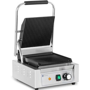 ROYAL CATERING Kontaktgrill Gastro 1.800 w geriffelt 50 - 300 °c 23 x 22 cm