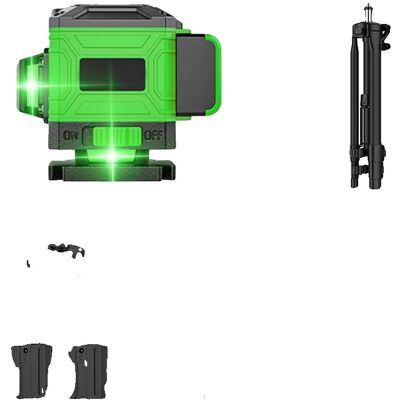 OEM Laser-nivelliergerät, 16 Linien, Selbstnivellierungsfunktion, 30-cm-stativ, Stofftasche OEM Laser-nivelliergerät, 16 Linien, Selbstnivellierungsfunktion, 30-cm-stativ, Stofftasche