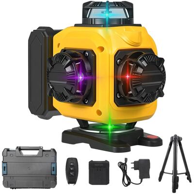 OEM Laser-nivelliergerät, Fernbedienung, 360-grad-drehung, 16 Linien (mit Stativ) OEM Laser-nivelliergerät, Fernbedienung, 360-grad-drehung, 16 Linien (mit Stativ)