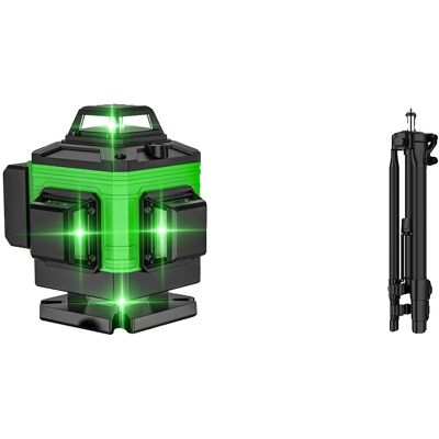 OEM Laser-nivelliergerät, 16 Linien, Selbstnivellierungsfunktion, 40-cm-stativ, Stofftasche OEM Laser-nivelliergerät, 16 Linien, Selbstnivellierungsfunktion, 40-cm-stativ, Stofftasche