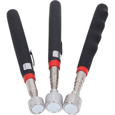 HEAT 3-teiliges Teleskop-magnethebewerkzeug-set (10 Lb, 15 Lb, 20 Lb) Mit Einziehbarem Stift Für Garage Und Fabrik HEAT 3-teiliges Teleskop-magnethebewerkzeug-set (10 Lb, 15 Lb, 20 Lb) Mit Einziehbarem Stift Für Garage Und Fabrik