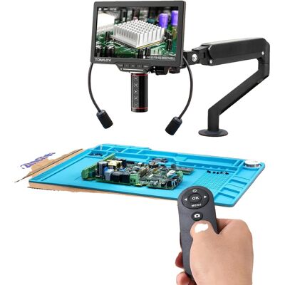 OEM Digitales Mikroskop, 7-zoll-bildschirm, 1500- Bis 3000-fache Vergrößerung, Ce- Und Rohs-zertifiziert, Batteriebetrieben, Flexibler Armständer OEM Digitales Mikroskop, 7-zoll-bildschirm, 1500- Bis 3000-fache Vergrößerung, Ce- Und Rohs-zertifiziert, Batteriebetrieben, Flexibler Armständer