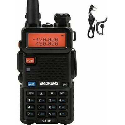 OEM Baofeng Uv-5r Walkie-talkie Fm-transceiver, Zweikanal-funkgerät Mit Dual-display, 400–520 Mhz, 5 W, Wiederaufladbar, Inklusive Kopfhörer, Schwarzer Stecker, Eu-stecker OEM Baofeng Uv-5r Walkie-talkie Fm-transceiver, Zweikanal-funkgerät Mit Dual-display, 400–520 Mhz, 5 W, Wiederaufladbar, Inklusive Kopfhörer, Schwarzer Stecker, Eu-stecker