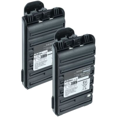 Vhbw 2x Akku Kompatibel Mit Icom Ic-f4103d, Ic-f4210d, Ic-t70e, Ic-t70a Für Ic-t70, Ic-g80, Ic-u8 Funkgerät, Walkie Talkie (1300 Mah, 7,2 V, Nimh) Vhbw 2x Akku Kompatibel Mit Icom Ic-f4103d, Ic-f4210d, Ic-t70e, Ic-t70a Für Ic-t70, Ic-g80, Ic-u8 Funkgerät, Walkie Talkie (1300 Mah, 7,2 V, Nimh)
