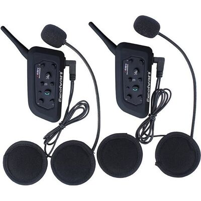 OEM Bluetooth-motorrad-walkie-talkie – Excelvan – V6 – 2er-pack – Drahtlose Kommunikation – Wasserdicht OEM Bluetooth-motorrad-walkie-talkie – Excelvan – V6 – 2er-pack – Drahtlose Kommunikation – Wasserdicht