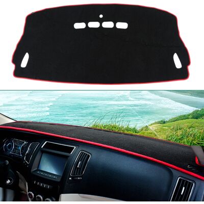 HEAT Sonnenschutzmatte Für Das Armaturenbrett Des Buick Gl8 (2011–2015), Innenraumschutz, Abdeckung Für Die Vordere Ablage, Armaturenbrettabdeckung, Schwarz, 1-teilig HEAT Sonnenschutzmatte Für Das Armaturenbrett Des Buick Gl8 (2011–2015), Innenraumschutz, Abdeckung Für Die Vordere Ablage, Armaturenbrettabdeckung, Schwarz, 1-teilig