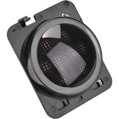 HEAT Paar Led-seitenmarkierungsleuchten Für Jeep Wrangler Jk (2007–2015), Wasserdicht, Mit Zwei Glühbirnen, Schwarz, 2er-pack HEAT Paar Led-seitenmarkierungsleuchten Für Jeep Wrangler Jk (2007–2015), Wasserdicht, Mit Zwei Glühbirnen, Schwarz, 2er-pack