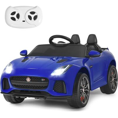 Costway - Elektro Kinderauto Mit Geschichten & Musik & Hupe & Scheinwerfer, 12v Kinderfahrzeug Mit 2,4g Fernbedienung, Elektroauto 3-5km/h Für Kinder Von 37-95 Monaten Marine Costway - Elektro Kinderauto Mit Geschichten & Musik & Hupe & Scheinwerfer, 12v Kinderfahrzeug Mit 2,4g Fernbedienung, Elektroauto 3-5km/h Für Kinder Von 37-95 Monaten Marine