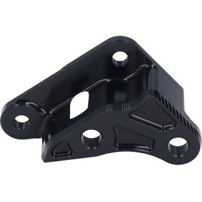 HEAT Cnc-gefräster Bremssattelhalter Aus Aluminium Für Vespa Gts300 Gtv300 (2020), Schwarz, Hochleistungs-motorradadapter HEAT Cnc-gefräster Bremssattelhalter Aus Aluminium Für Vespa Gts300 Gtv300 (2020), Schwarz, Hochleistungs-motorradadapter