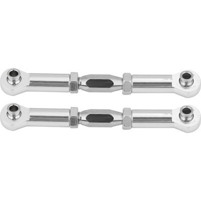 HEAT Biellette De Direction En Alliage D'Aluminium Usinée Cnc - Accessoire De Mise À Niveau Pour Voiture Rc (argent) HEAT Biellette De Direction En Alliage D'Aluminium Usinée Cnc - Accessoire De Mise À Niveau Pour Voiture Rc (argent)