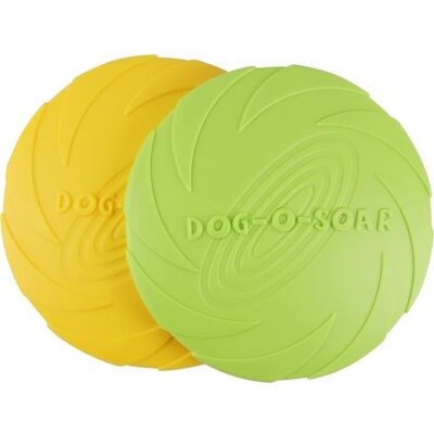 OEM Hundefrisbees, Hundefrisbee-spielzeug, Robuste Gummiwurfscheibe, Hundefrisbee Für Spiele, Sport, Bewegung, Aktivität Und Outdoor-spiel, 2 Stück (grün + Gelb) (s) OEM Hundefrisbees, Hundefrisbee-spielzeug, Robuste Gummiwurfscheibe, Hundefrisbee Für Spiele, Sport, Bewegung, Aktivität Und Outdoor-spiel, 2 Stück (grün + Gelb) (s)