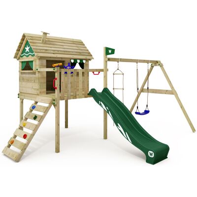 Stelzenhaus Wickey Smart Travel Mit Schaukel Und Spielhaus In Grün Stelzenhaus Wickey Smart Travel Mit Schaukel Und Spielhaus In Grün