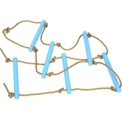 HEAT Outdoor-kletterleiter Aus Kunststoff Mit Sechs Segmenten Für Kinder (blau) HEAT Outdoor-kletterleiter Aus Kunststoff Mit Sechs Segmenten Für Kinder (blau)