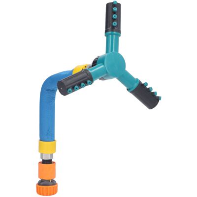 HEAT Automatischer, Rotierender Trampolin-sprinkler Für Kinder, Aus Kunststoff, Für Die Gartenarbeit Im Sommer (großes Modell). HEAT Automatischer, Rotierender Trampolin-sprinkler Für Kinder, Aus Kunststoff, Für Die Gartenarbeit Im Sommer (großes Modell).