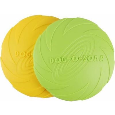 OEM Hundefrisbees, Hundefrisbee-spielzeug, Robuste Gummiwurfscheibe, Hundefrisbee Für Spiele, Sport, Bewegung, Aktivität Und Outdoor-spiel, 2 Stück (grün + Gelb) (s) OEM Hundefrisbees, Hundefrisbee-spielzeug, Robuste Gummiwurfscheibe, Hundefrisbee Für Spiele, Sport, Bewegung, Aktivität Und Outdoor-spiel, 2 Stück (grün + Gelb) (s)