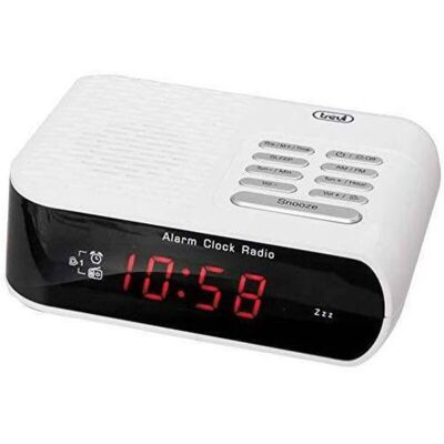 Rc 827 D Elektronisches Uhrenradio, Weiß, Klein - Trevi Rc 827 D Elektronisches Uhrenradio, Weiß, Klein - Trevi