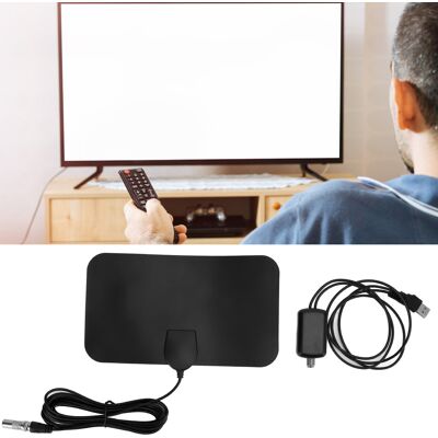 JUTE Kj-030 Schwarze, Doppelseitige Dünnschicht-tv-antenne – Digitale Hdtv-zimmerantenne Mit Verstärker, Atsc/dtmb-terrestrischer Signalempfänger JUTE Kj-030 Schwarze, Doppelseitige Dünnschicht-tv-antenne – Digitale Hdtv-zimmerantenne Mit Verstärker, Atsc/dtmb-terrestrischer Signalempfänger