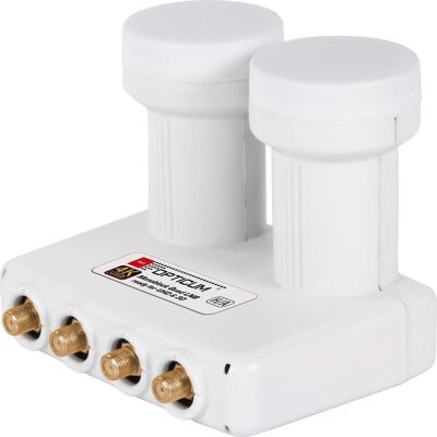 Lnb Monoblock Quad Opticum Lmqp-04h Rauscharm 60 Db Lnb Monoblock Quad Opticum Lmqp-04h Rauscharm 60 Db
