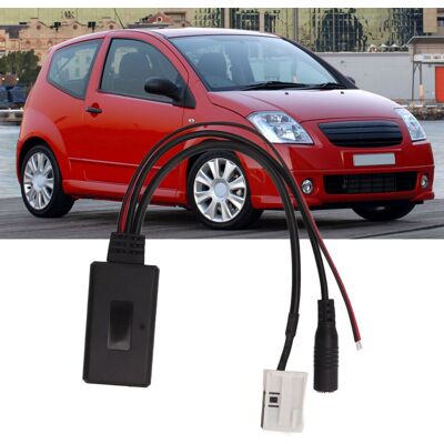 JUTE Bluetooth-aux-freisprechadapter Mit Mikrofon Für Peugeot C2, C4, 307, 308 Autoradios JUTE Bluetooth-aux-freisprechadapter Mit Mikrofon Für Peugeot C2, C4, 307, 308 Autoradios