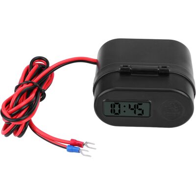 HEAT Wasserdichtes Motorradladegerät, Dual-usb- + Gps-handyadapter Mit Zigarettenanzünderstecker Und Voltmeter HEAT Wasserdichtes Motorradladegerät, Dual-usb- + Gps-handyadapter Mit Zigarettenanzünderstecker Und Voltmeter